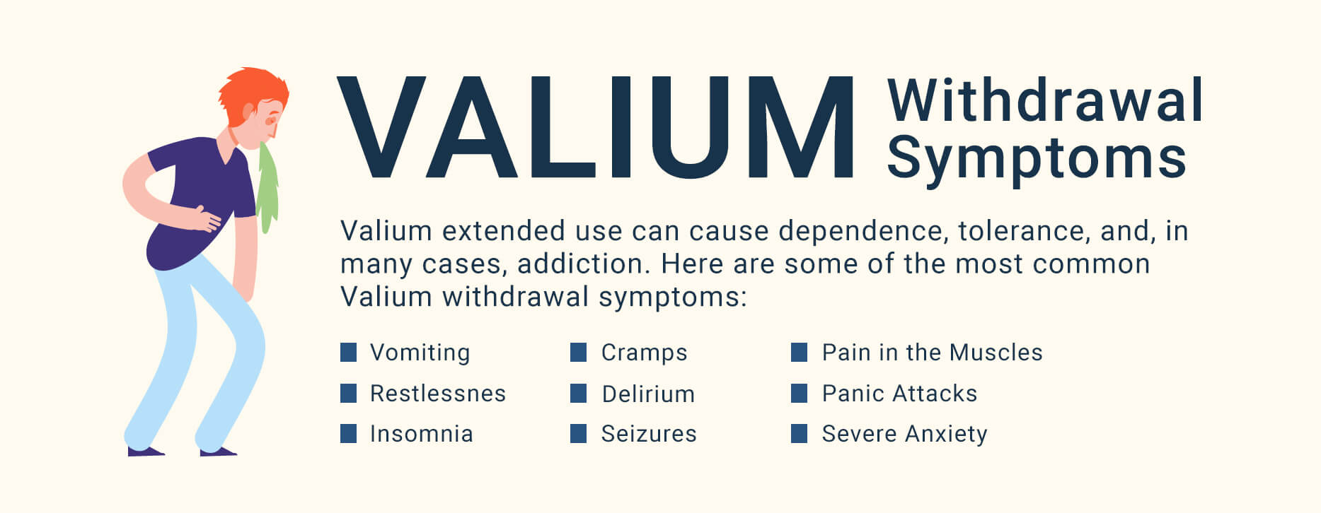 Stonegate Center Blog - Valium Detox Center - Valium Withdrawal Symptoms