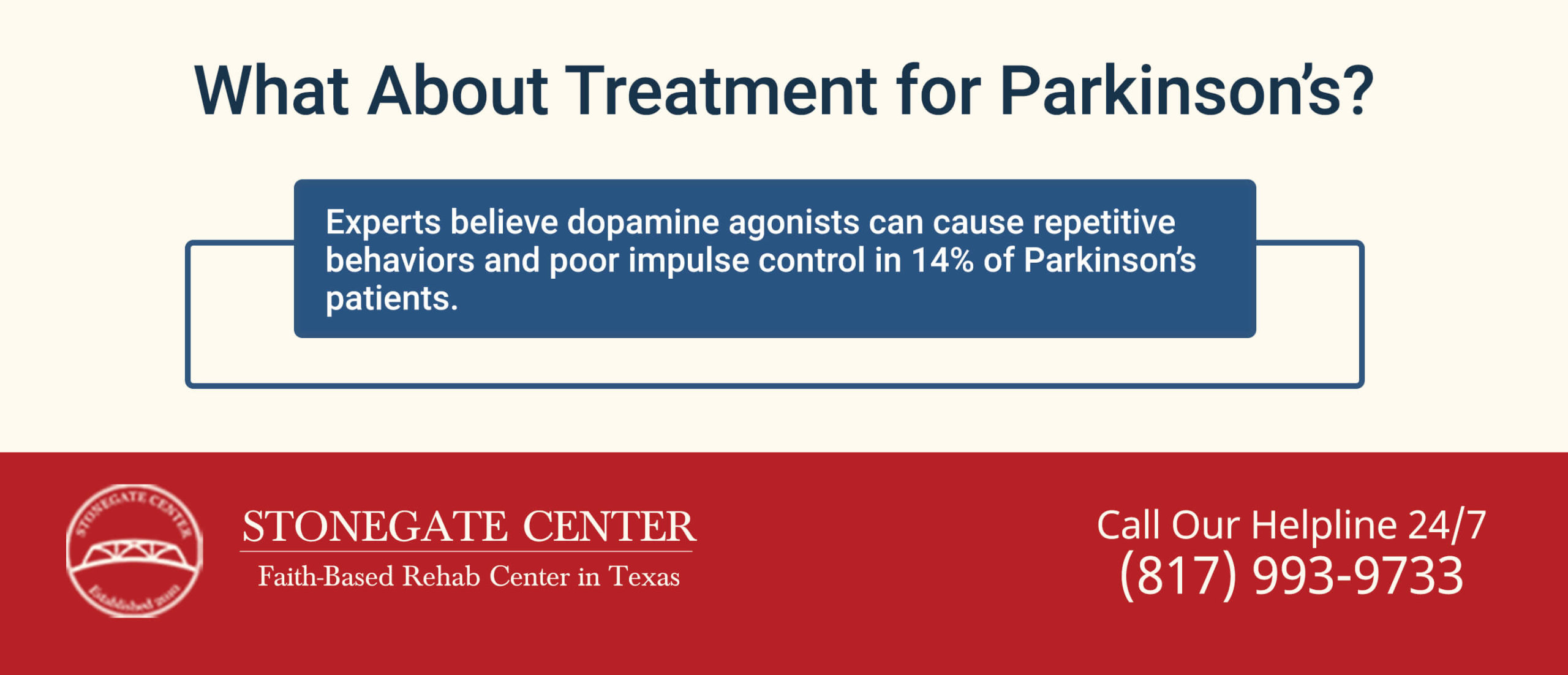 Stonegate Center Blog - Parkinson's Disease Can Tell Us About Addiction - Treatment for Parkisions Infographics